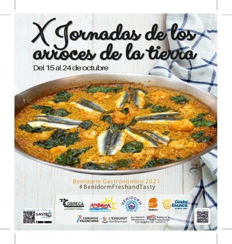 Cartel X Jornadas de los Arroces de la Tierra